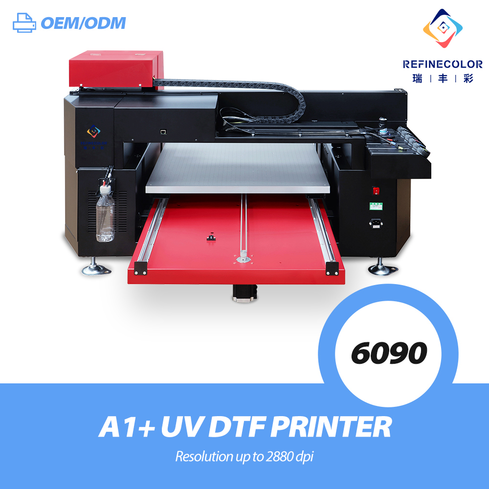 Commercial Uv Printing - Refinecolor GY6090 A1 UV Printer Paired