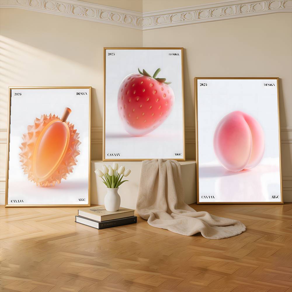 Commercial Printing & Packaging Pvt Ltd - Creative Fruit Premium Self Adhesive Poster