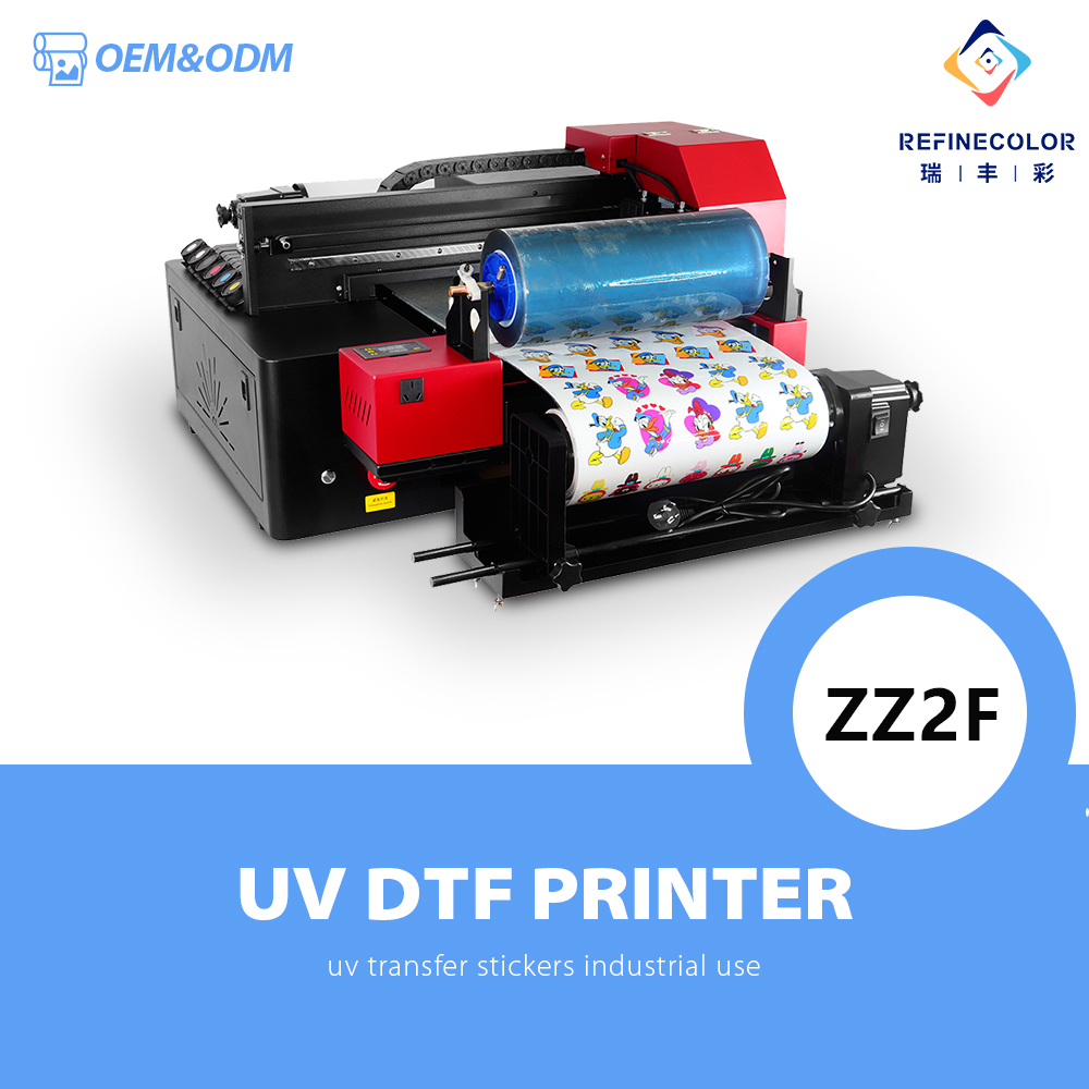 Commercial Uv Printing - Refinecolor A3+ Industrial UV DTF Printer