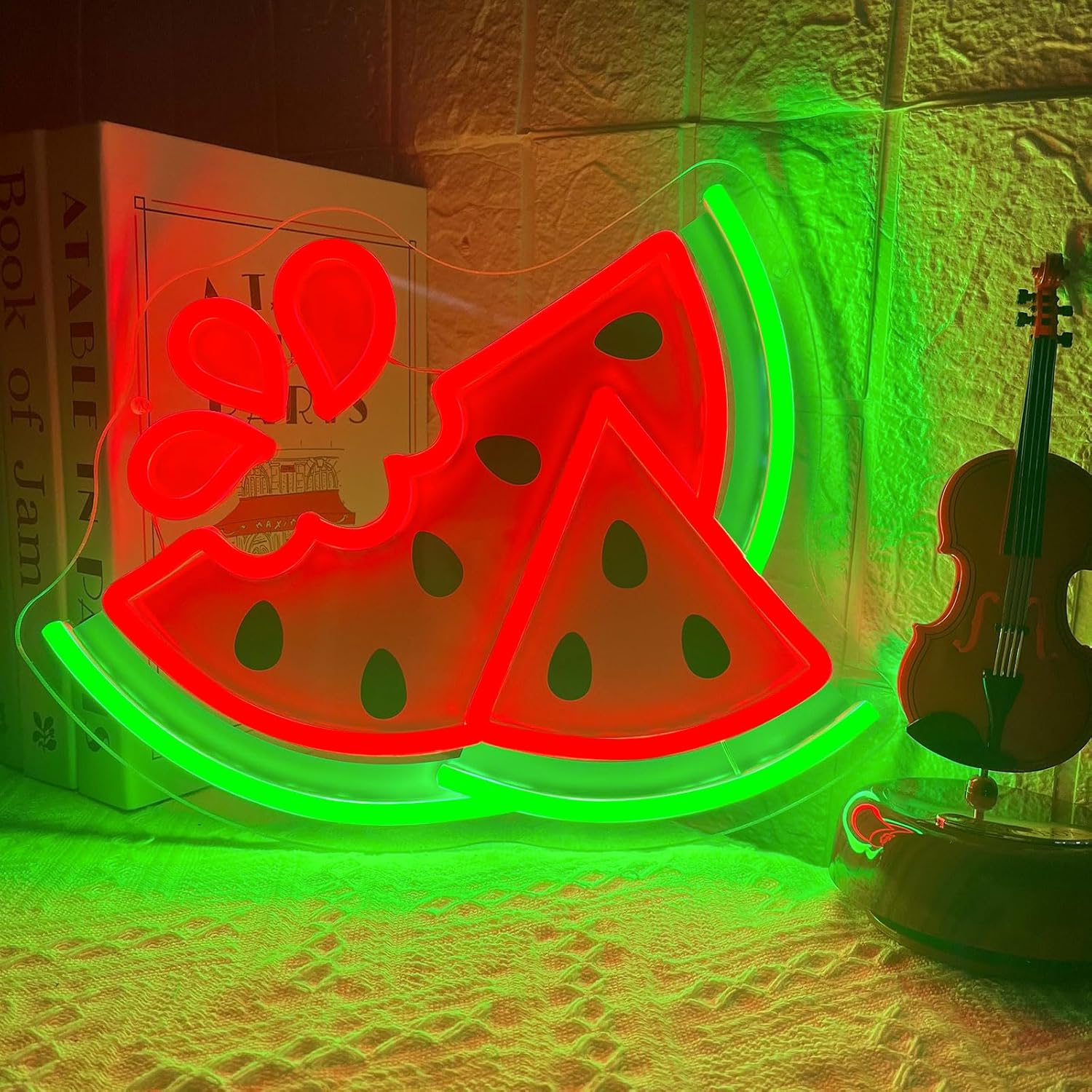 Watermelon Neon Sign UV Print  - огляд і ціна Commercial Uv Printing