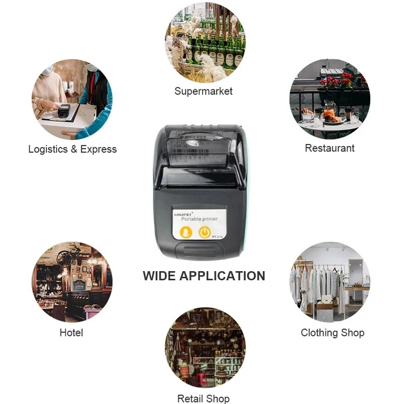 58mm Portable Mini Thermal Rec - огляд і ціна Commercial Printing Factory