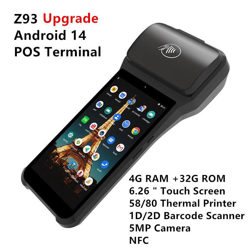 Z93 4G Android 14 POS Terminal - огляд і ціна Commercial Printing Network