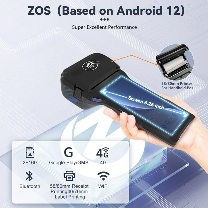 Z93 4G Android 14 POS Terminal - огляд і ціна Commercial Printing Network